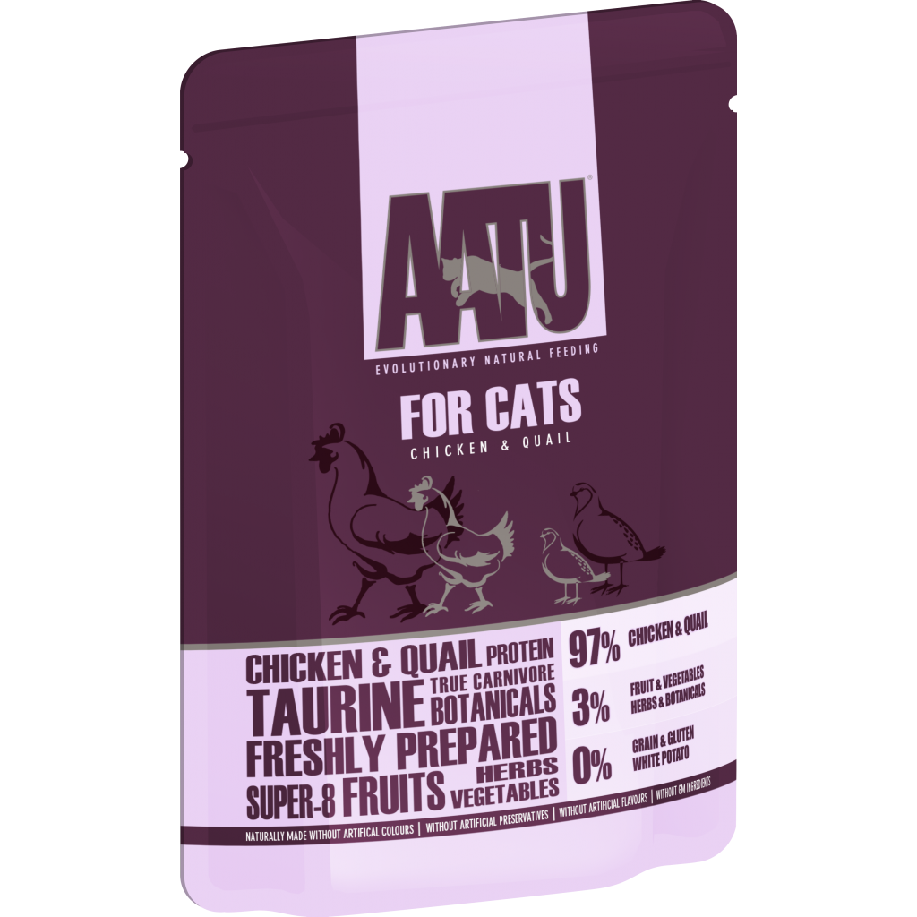 AATU – 雞肉+鵪鶉 主食濕包 Chicken with Quail 85g