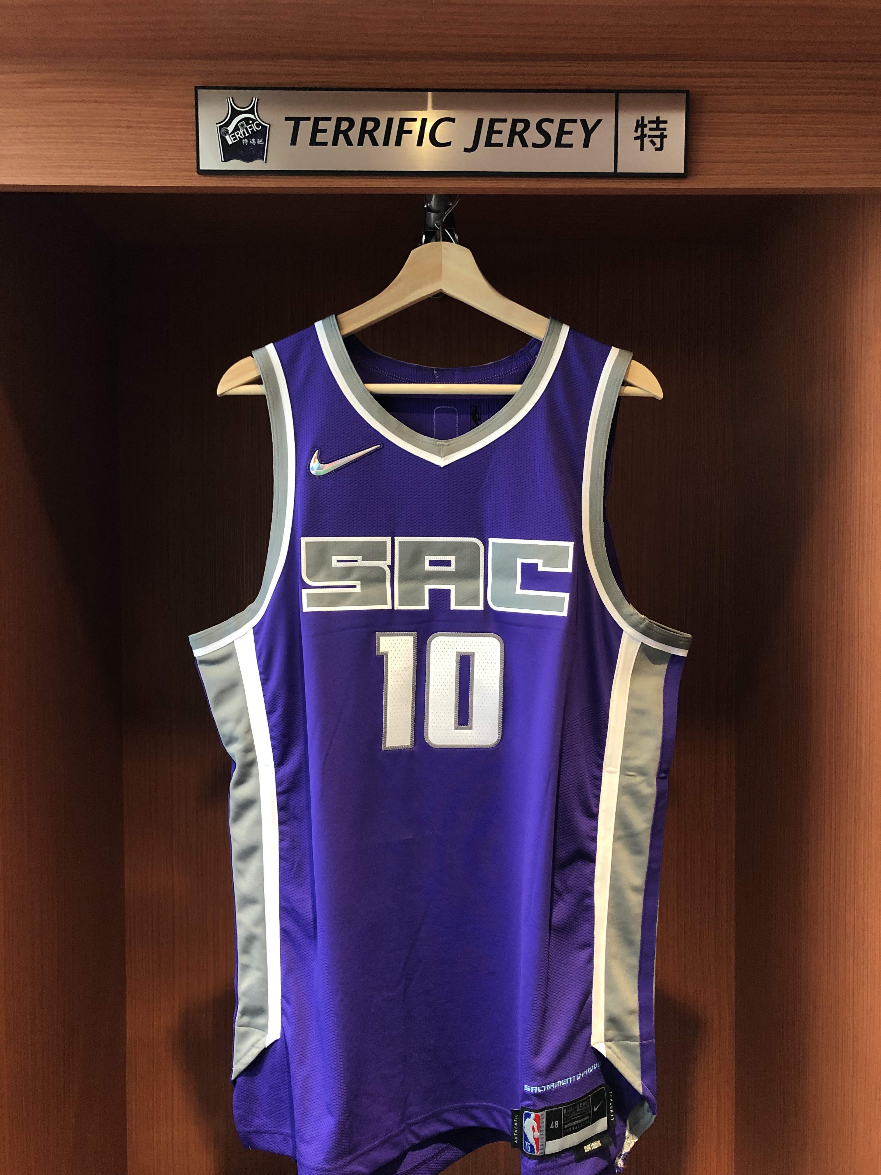 NBA球衣 Domantas Sabonis 沙加緬度國王紫 75周年 鑽石標 Icon Nike Authentic 球員版 電繡 全新