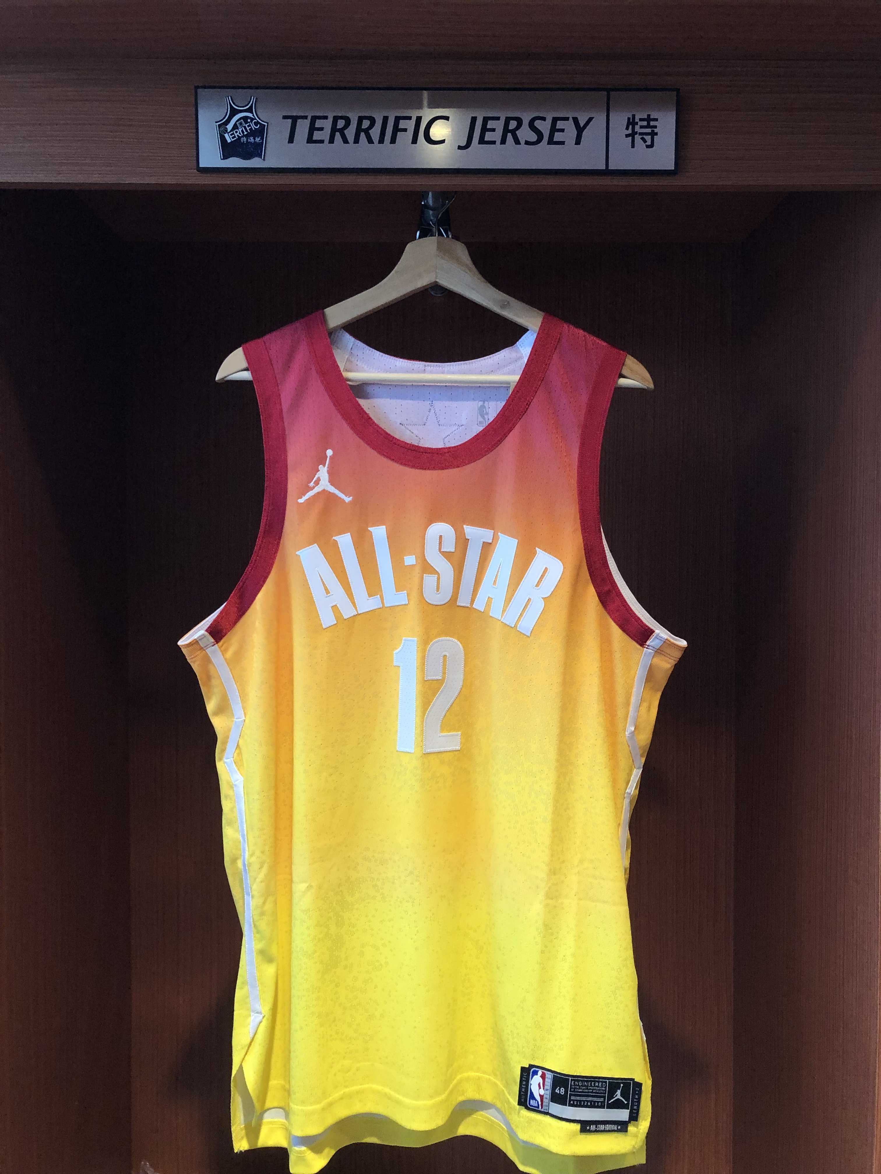 NBA球衣 Ja Morant 22-23 明星賽 橘黃 All Star Jordan Authentic 球員版 電繡 全新