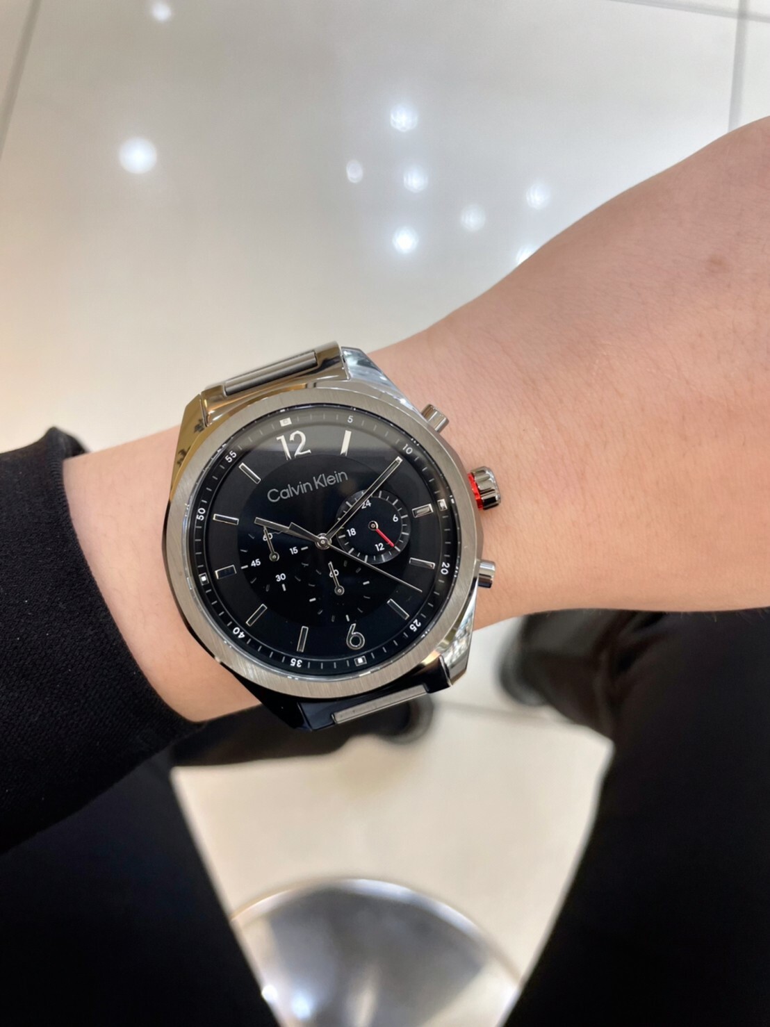 【CALVIN KLEIN】Force系列 CK都會時尚質感經典三眼計時男錶 CK25200267 45mm 現代鐘錶