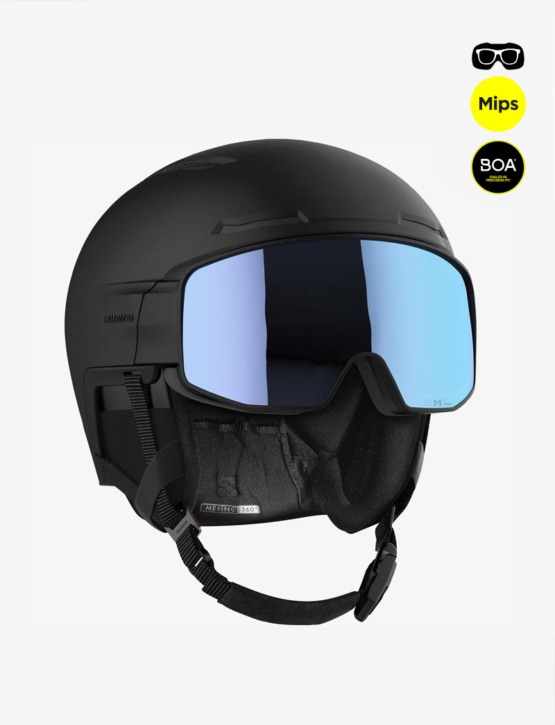 SALOMON DRIVER PRIME SIGMA PHOTO MIPSS 滑雪連雪鏡頭盔(unisex