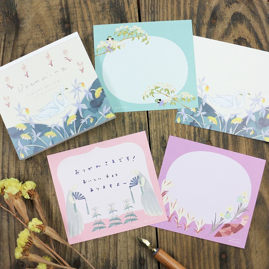 夢 120枚便條本 memo｜日本表現社 x 柊有花