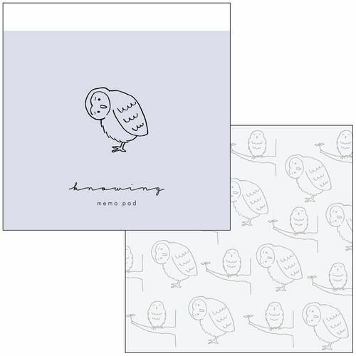 貓頭鷹 100枚便條本 memo｜日本EL COMMUN