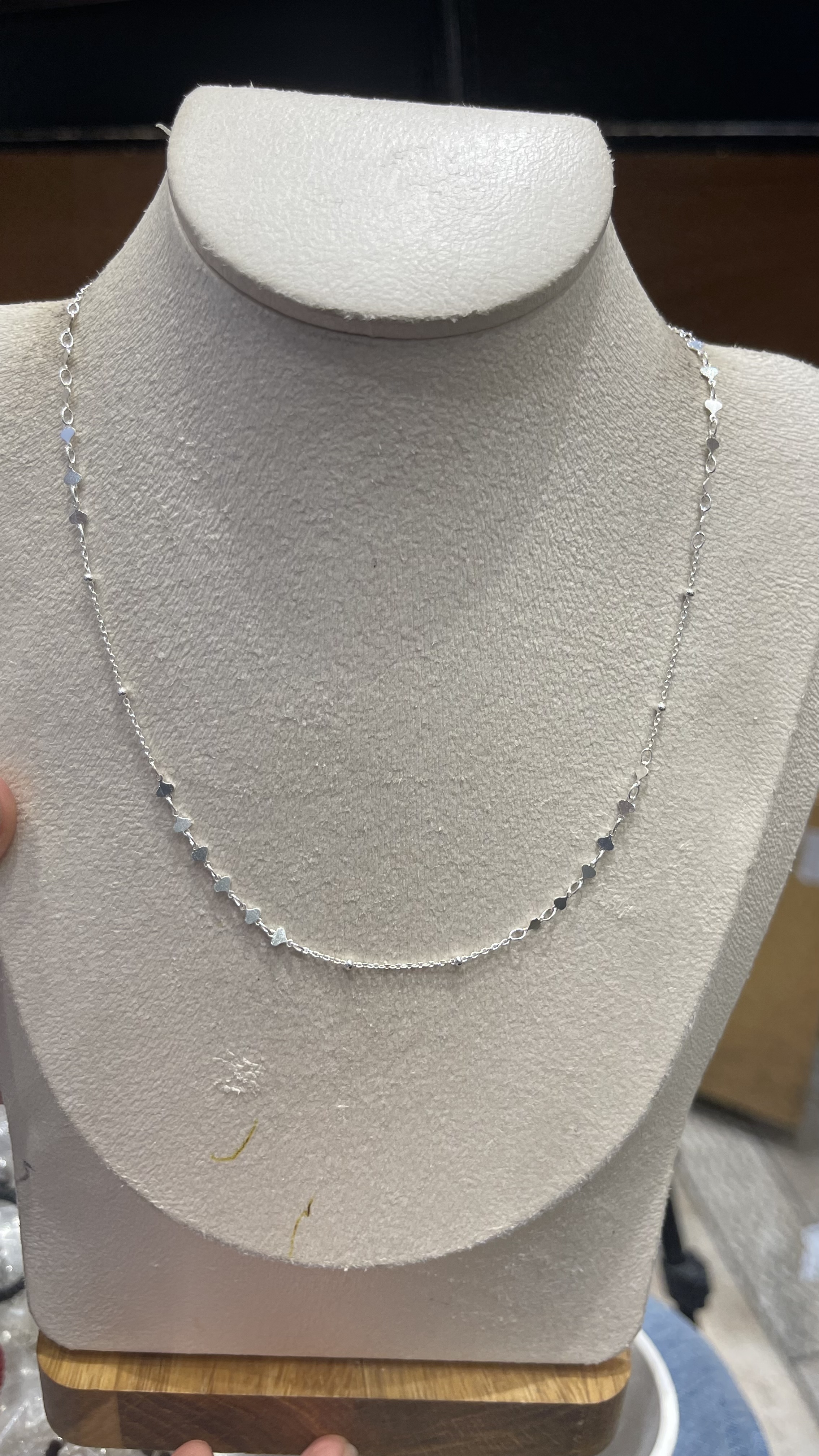 925 no15葵扇幼頸鏈*直接優惠