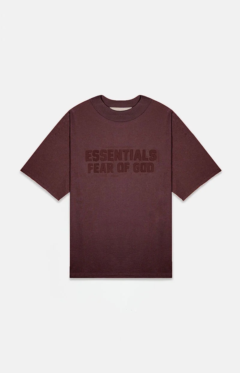 [INSTOCK] Fear Of God Essentials SS23 KIDS Tee Plum