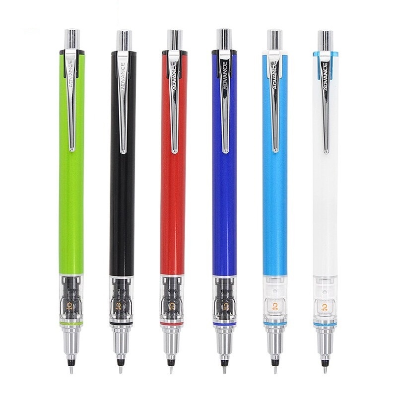  uni Kuru Toga Advance - Auto Lead Rotating Mechanical Pencil,  0.5mm (Black) : Office Products