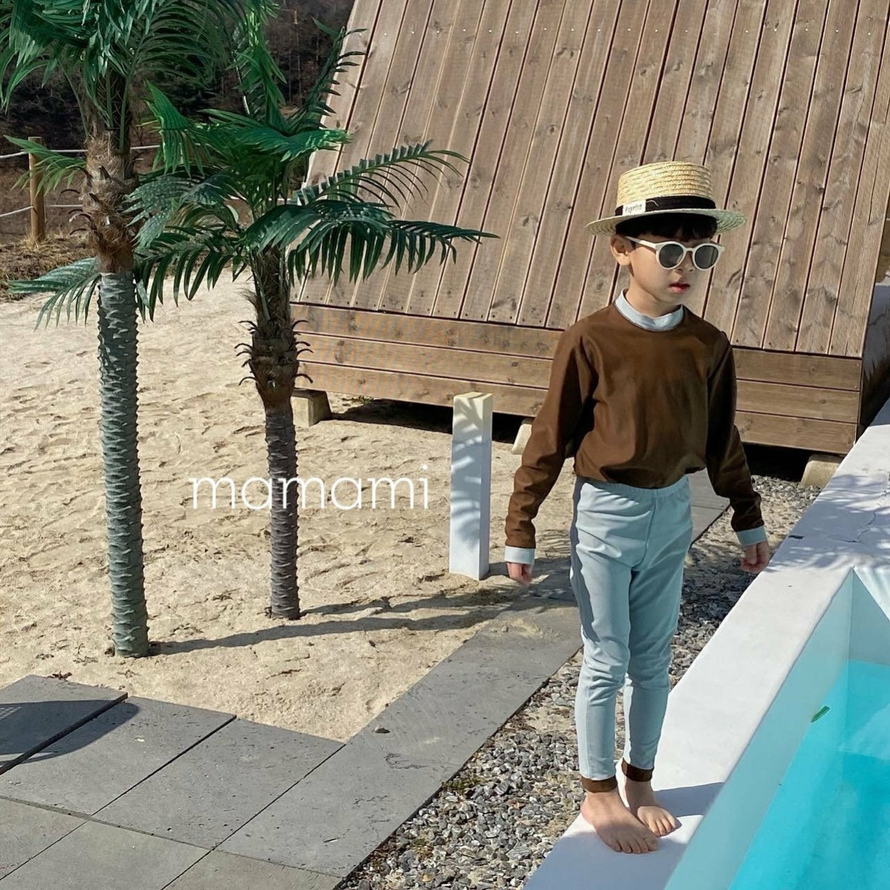 Mamami防曬泳衣套裝