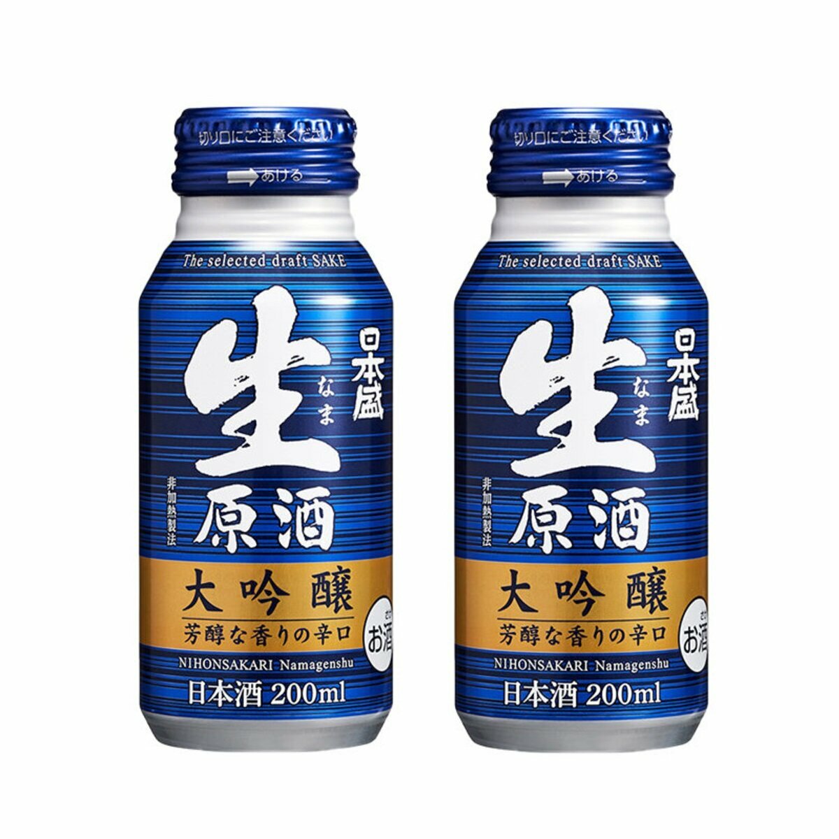 日本盛- 生原酒大吟醸(藍色) 200ml × 2支裝(平行進口)