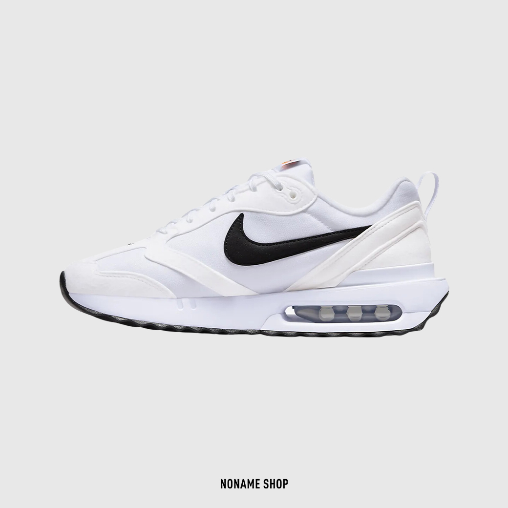 NIKE W AIR MAX DAWN 小白鞋 白底黑勾 (女鞋)