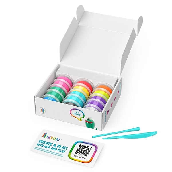 《 美國Hey Clay 》 智塑輕黏土-創意怪獸組(17件組)