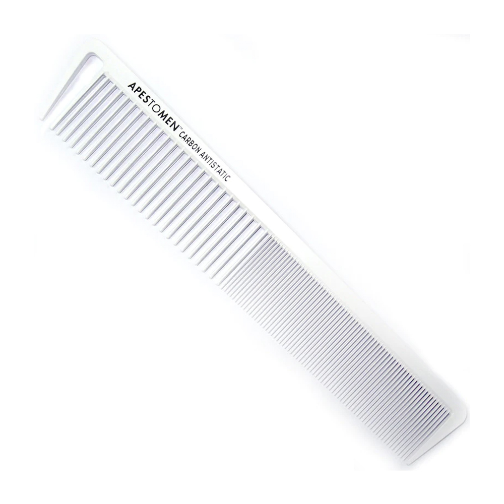 新加坡 Apestomen - 碳纖維扁梳（防靜電雙齒梳）