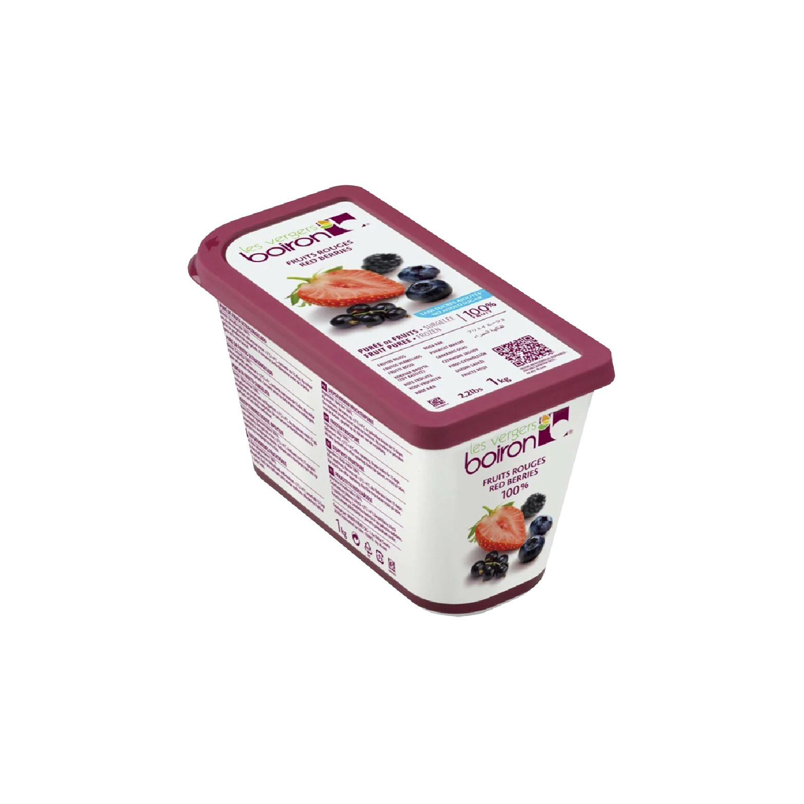 [ 嚴選餡料 ]法國保虹 冷凍綜合紅漿果果泥(無糖) 原裝1kg(需冷凍配送)