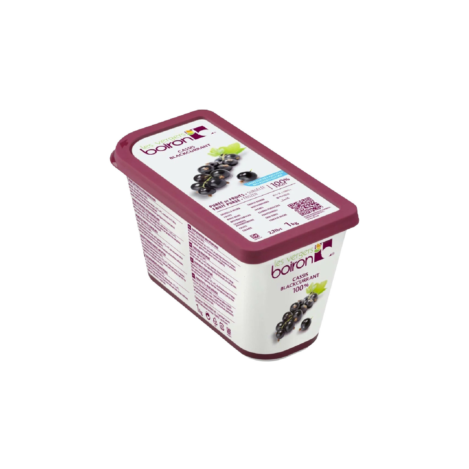 [ 嚴選餡料 ]法國保虹 冷凍黑醋栗果泥(無糖) 原裝1kg (需冷凍配送)