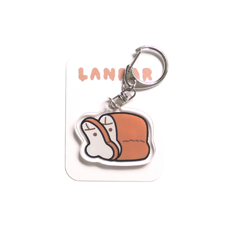 Lanparman｜壓克力吊飾｜吐司