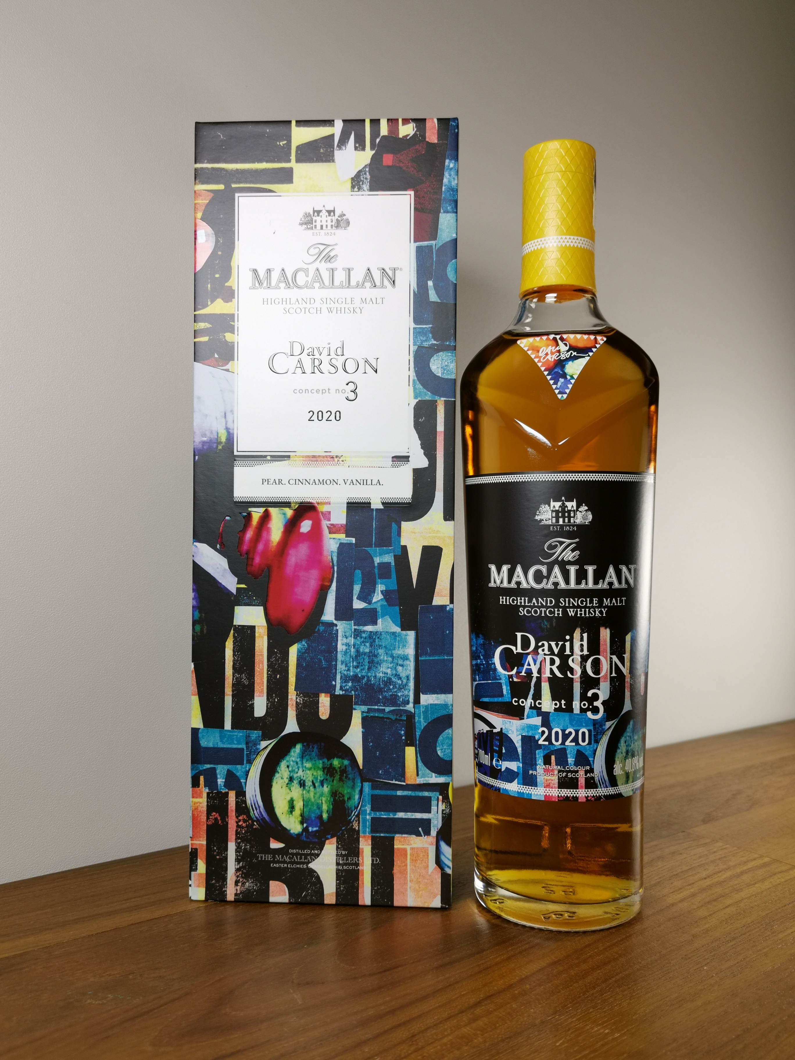 麥卡倫 Concept No 3 'David Carson' 單一麥芽蘇格蘭高地威士忌 2020 (700ml) [禮盒裝]