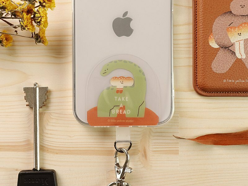 小黃間｜手機殼夾片｜恐龍麵包