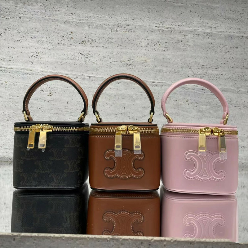 純色mini化妝桶包包