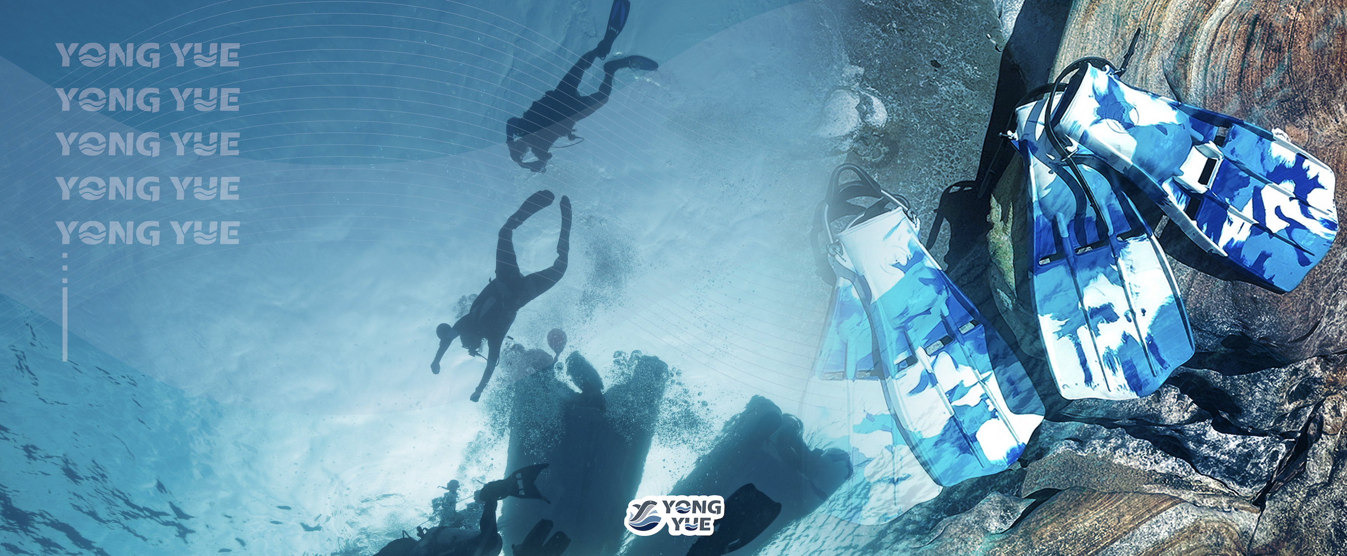 潛水浮淺蛙鞋夏天玩水水肺深潛