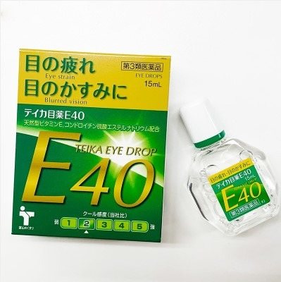 日本 TEIKA Eye Drops E40 15mL｜眼疲勞舒緩・支持調節功能・抗藍光日常護眼滴液