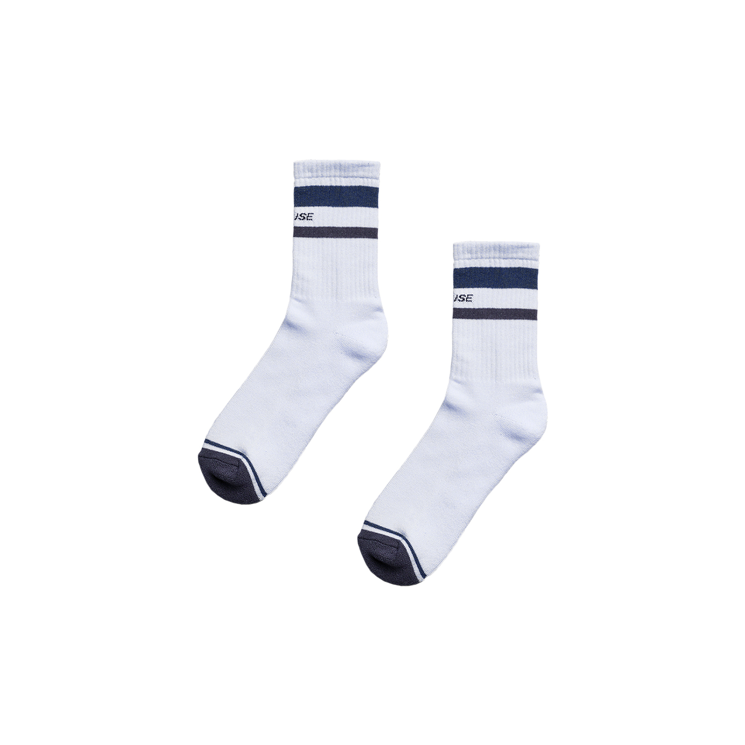 Striped Socks White
