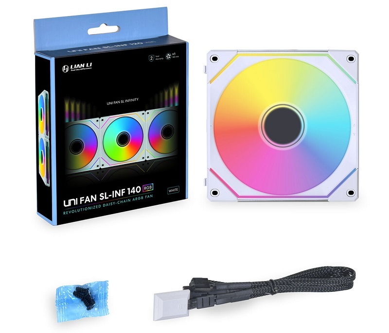 米特3C數位–LIAN LI聯力 SLIN 140 單入積木風扇 白SLIN140-1W/黑SLIN140-1B