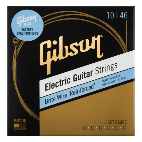 Gibson Gibson Brite Wire 'Reinforced' 10-46 電吉他弦 — 三峽吉他 / Bass