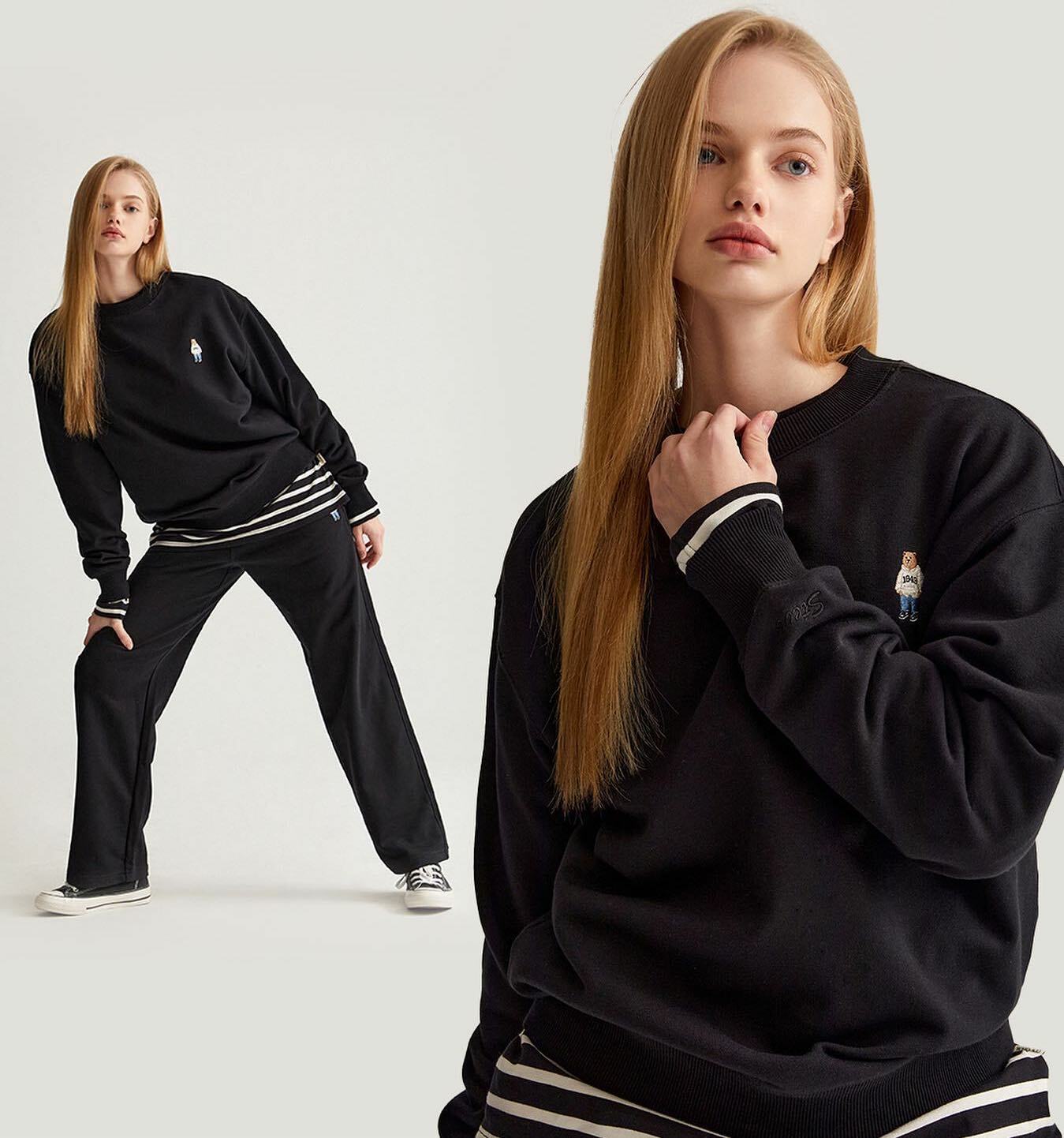 春天新款 WHO.A.U 23SS Steve Sweat Collection Bear SWEATER