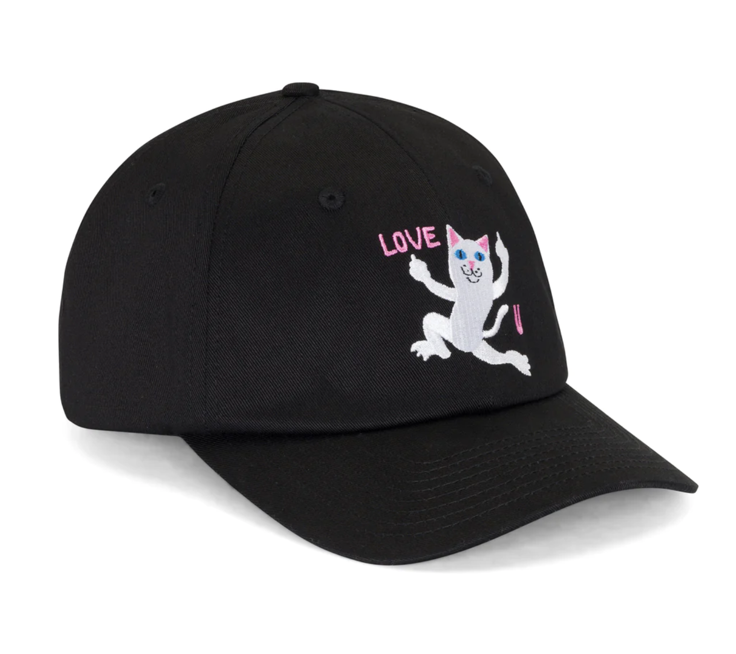 ripndip-love-u-dad-hat-black