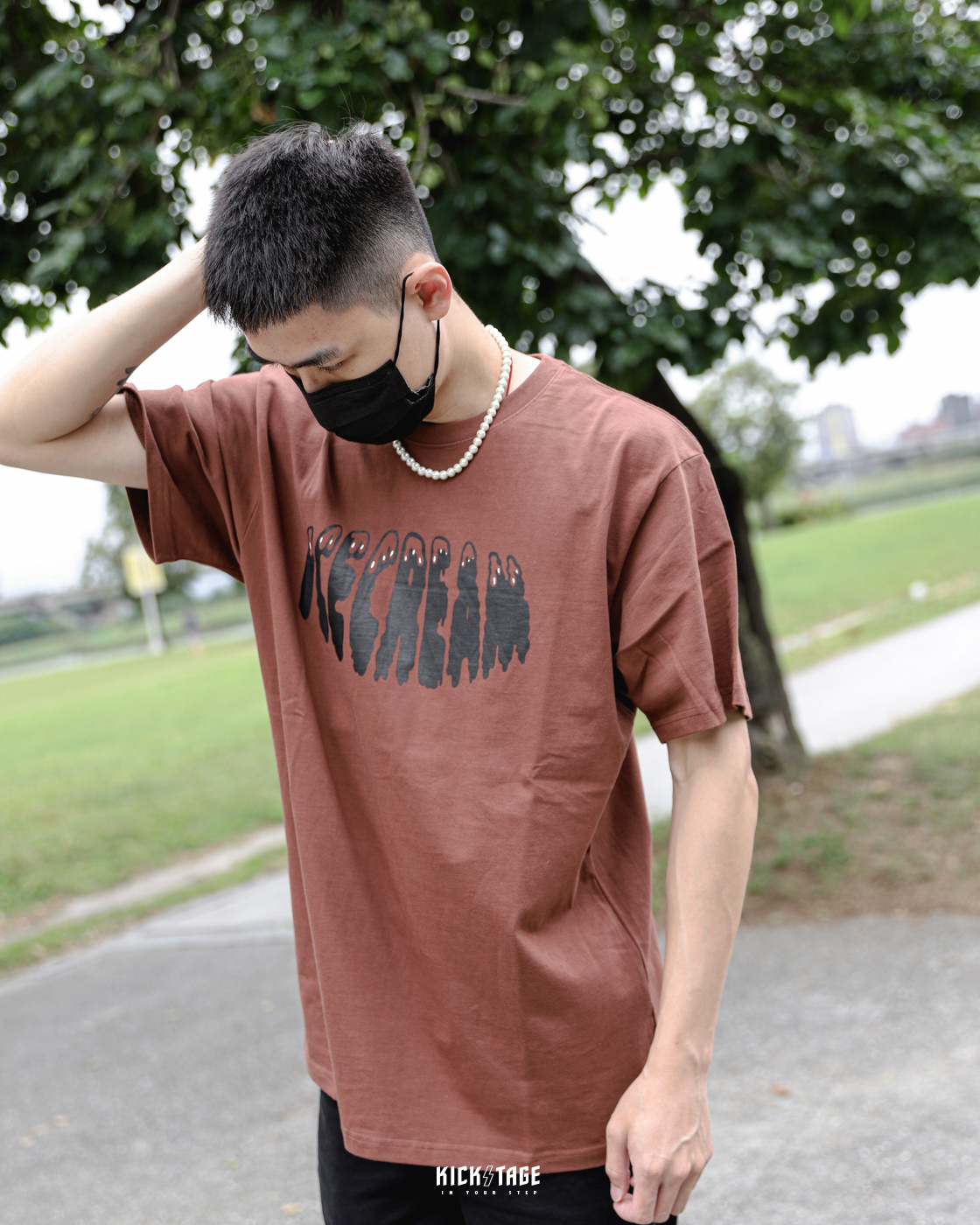 **特價商品售出不退換**ICE CREAM SOMETHING CLASSIC SS TEE 黑色 咖啡色 綠色 經典LOGO印花 短T【431-1203】