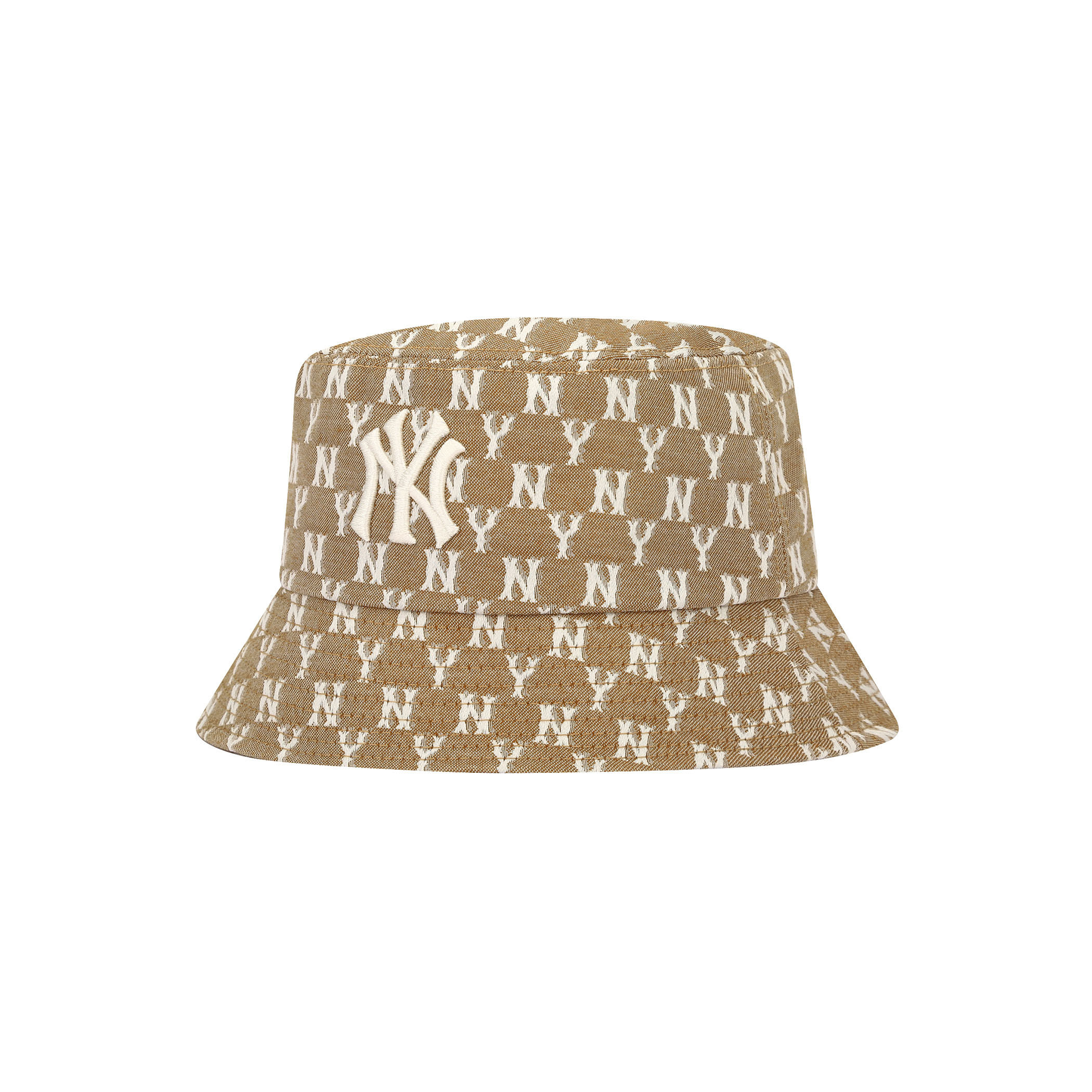 韓國MLB 洋基NY 經典字母組合提花漁夫帽