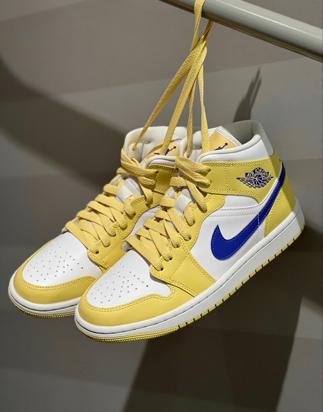 Jordan Air Jordan 1 Mid"Lemon Wash" 檸檬配色 籃球鞋 休閒鞋 MAR-