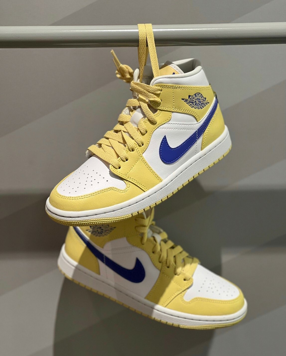 Jordan Air Jordan 1 Mid"Lemon Wash" 檸檬配色 籃球鞋 休閒鞋 MAR-