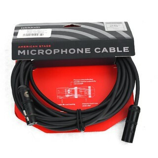 Daddario PW-AMSM-10/25『AMERICAN STAGE 』美製 麥克風線 公司貨【宛伶樂器】