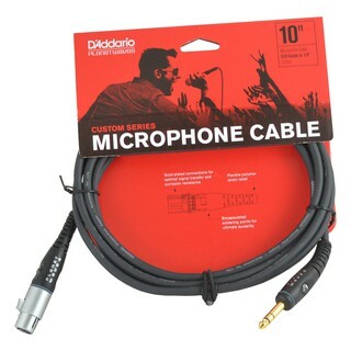 Daddario Planet Waves PW-GM-10/25 XLR/6.33mm 麥克風線 公司貨【宛伶樂器】