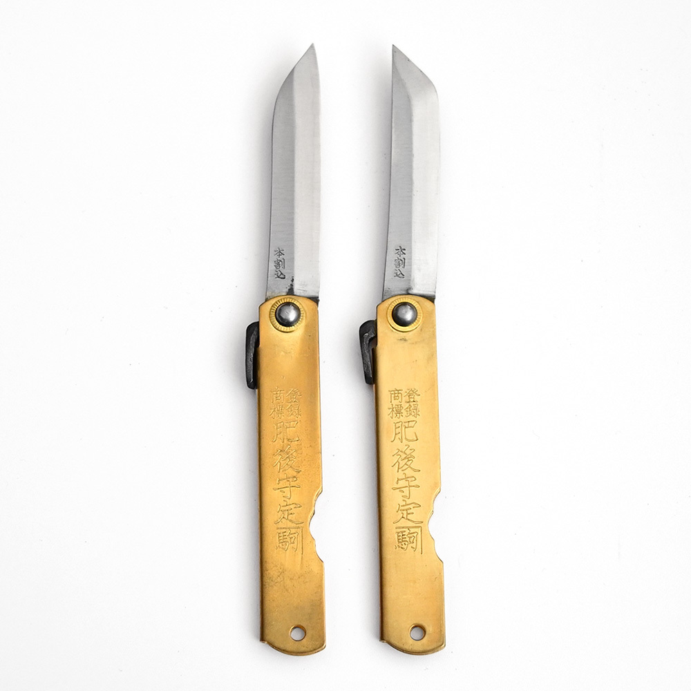 永尾駒製作所 肥後守定駒：白紙夾層鋼小刀