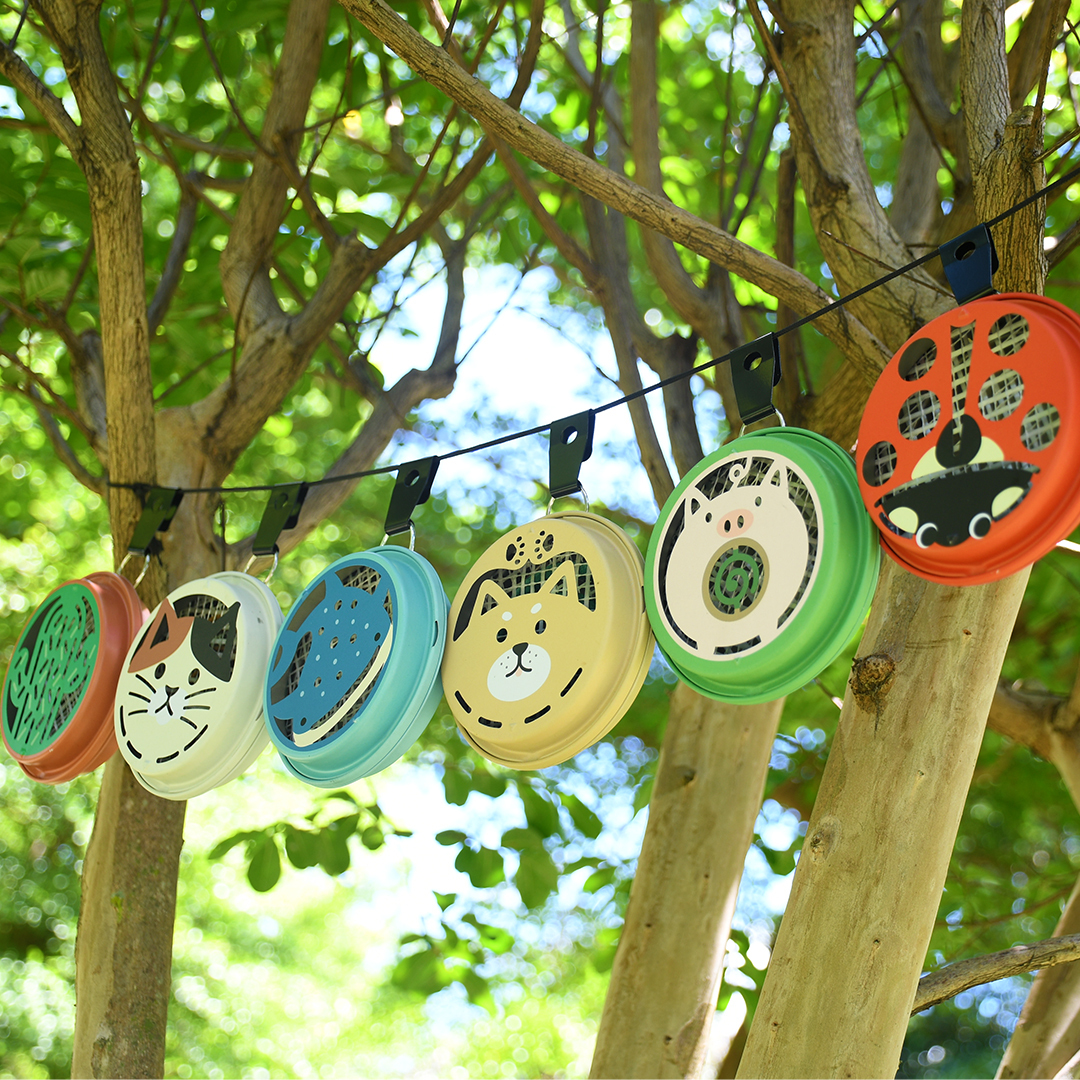 日系便攜掛式卡通蚊香盒 (送香茅草蚊香)