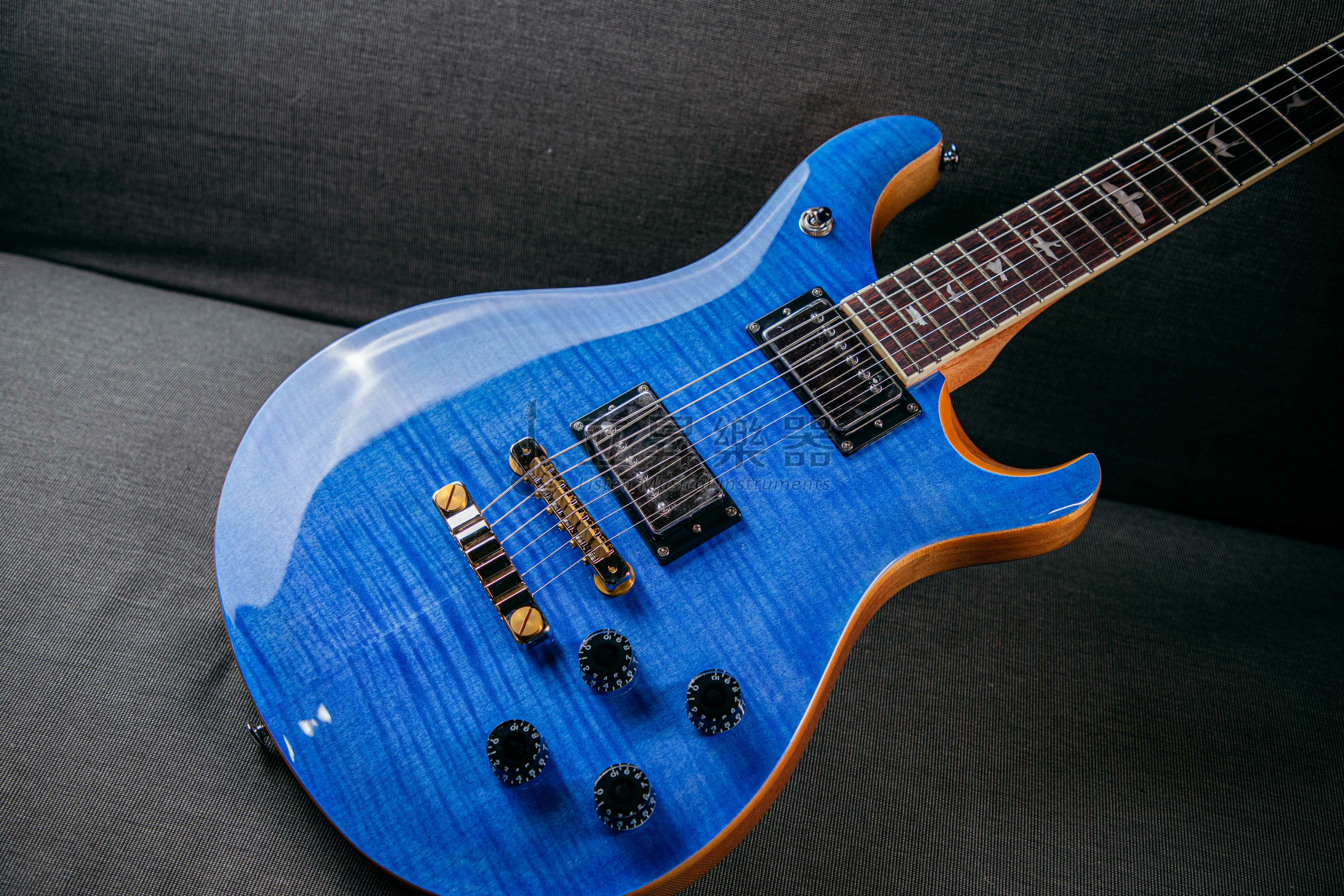PRS PRS SE MCCARTY 594 Faded Blue 漸層藍色 FB 可切單 無搖座 虎紋楓木 附原廠琴袋 第 4 張圖片｜三峽吉他 / Bass