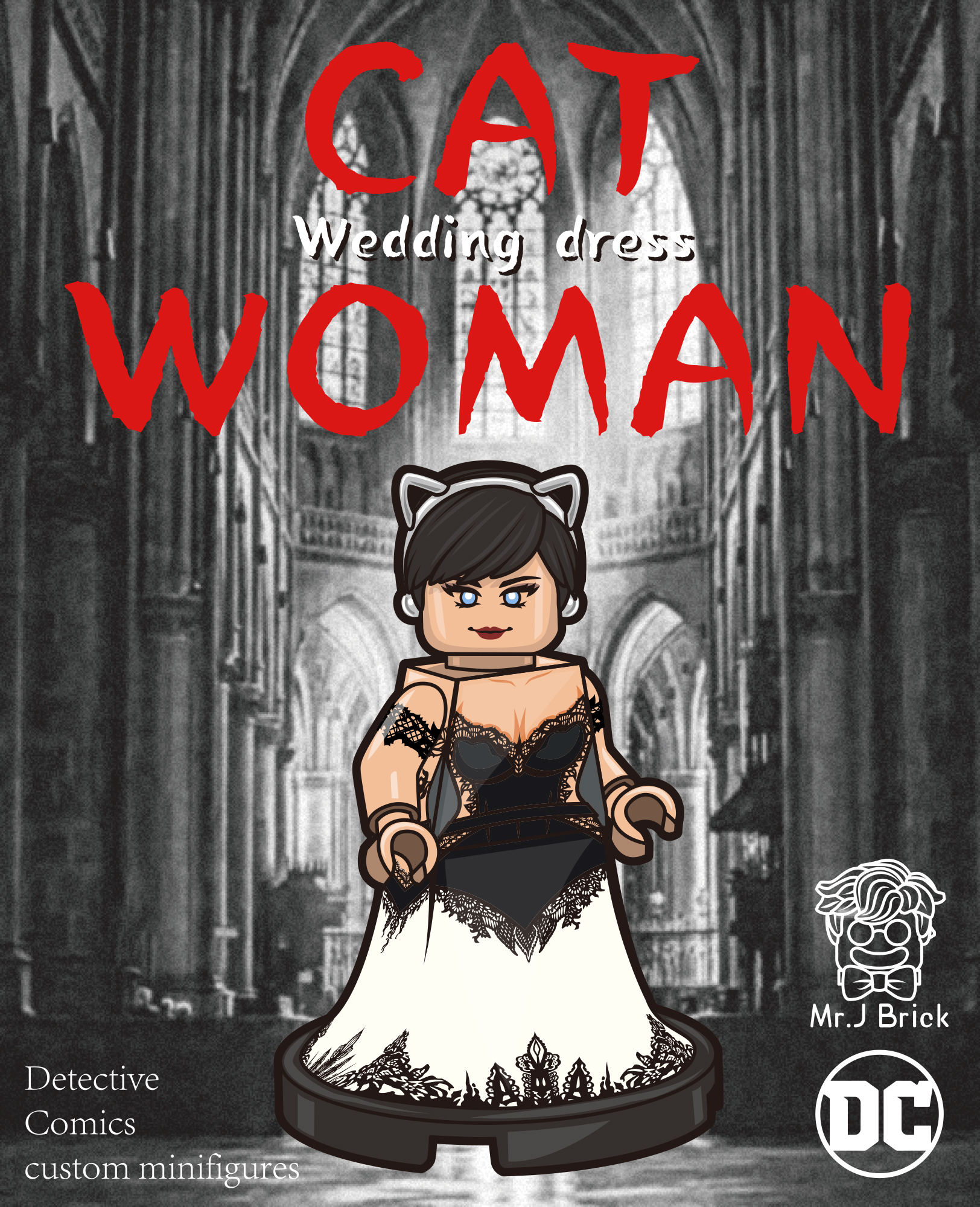 [MrJ Brick] [In Stock] Cat Wonam - Wedding Ver. [PADprinted]