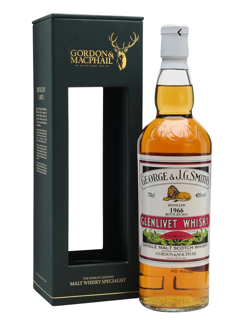 The Glenlivet 48 年單一麥芽蘇格蘭高地威士忌 1966 (700ml) [Gordon & MacPhail 特別版; 禮盒裝]