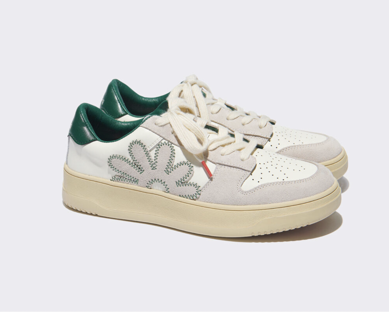 韓國Mardi Mercredi PUR LEATHER SNEAKERS IVORY