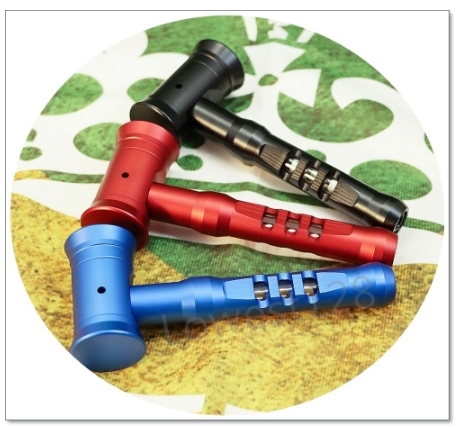 【雷神之鎚】金屬 / 玻璃 煙斗、飛行用、草藥用、高質感 鋁合金 不同風味 直式煙斗 Pipe 附專用濾網 棉條