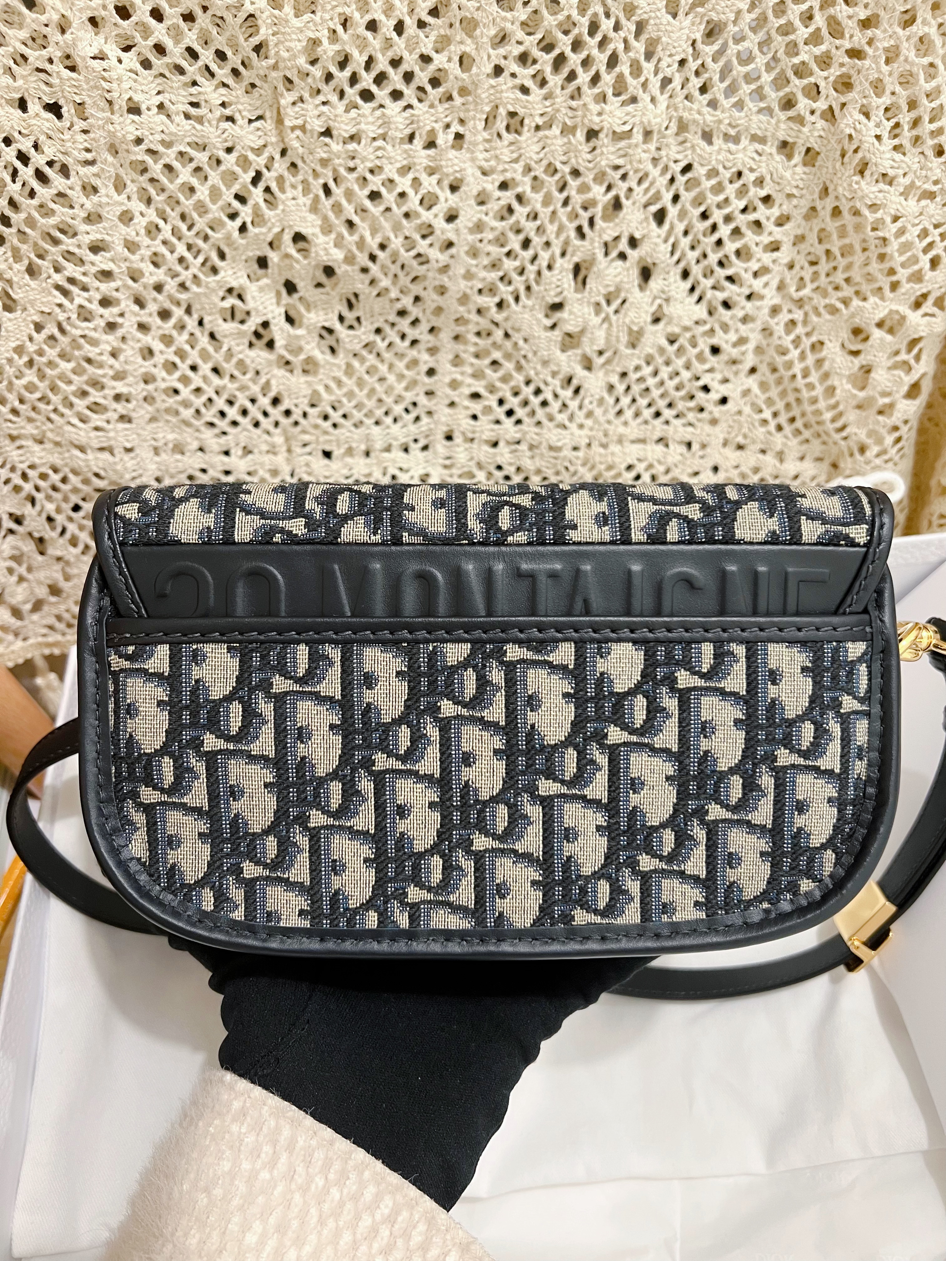 Dior Bobby East West Bag (Blue Oblique)