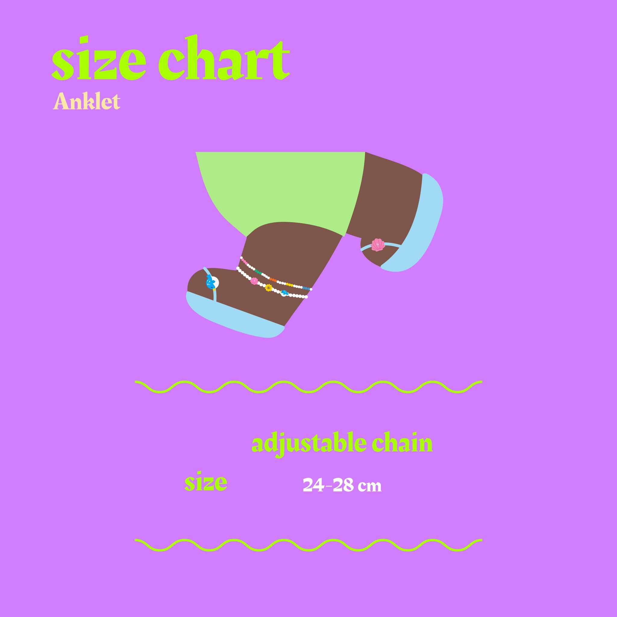 Colors Culture Breezy Bay Anklet Set