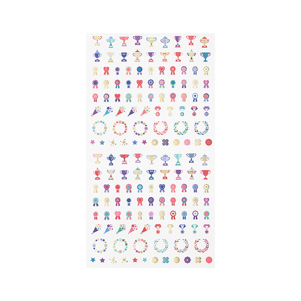 手帳專用貼紙-達成系列 / MIDORI / JAPAN