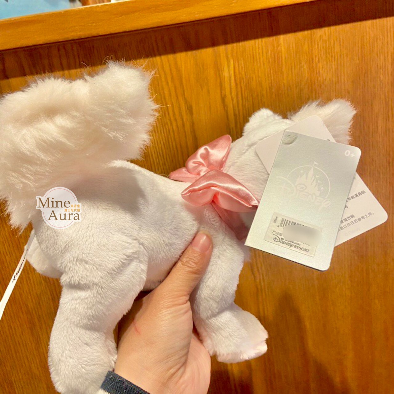 瑪莉貓 Marie 站姿 造型 娃娃 玩偶 貓兒歷險記 The Aristocats -上海迪士尼樂園