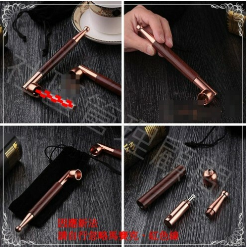 【旱煙桿】老式金屬小煙桿、兩用型、清洗型，一斗兩用，不同風味 直式煙斗 Pipe 附專用濾網一包