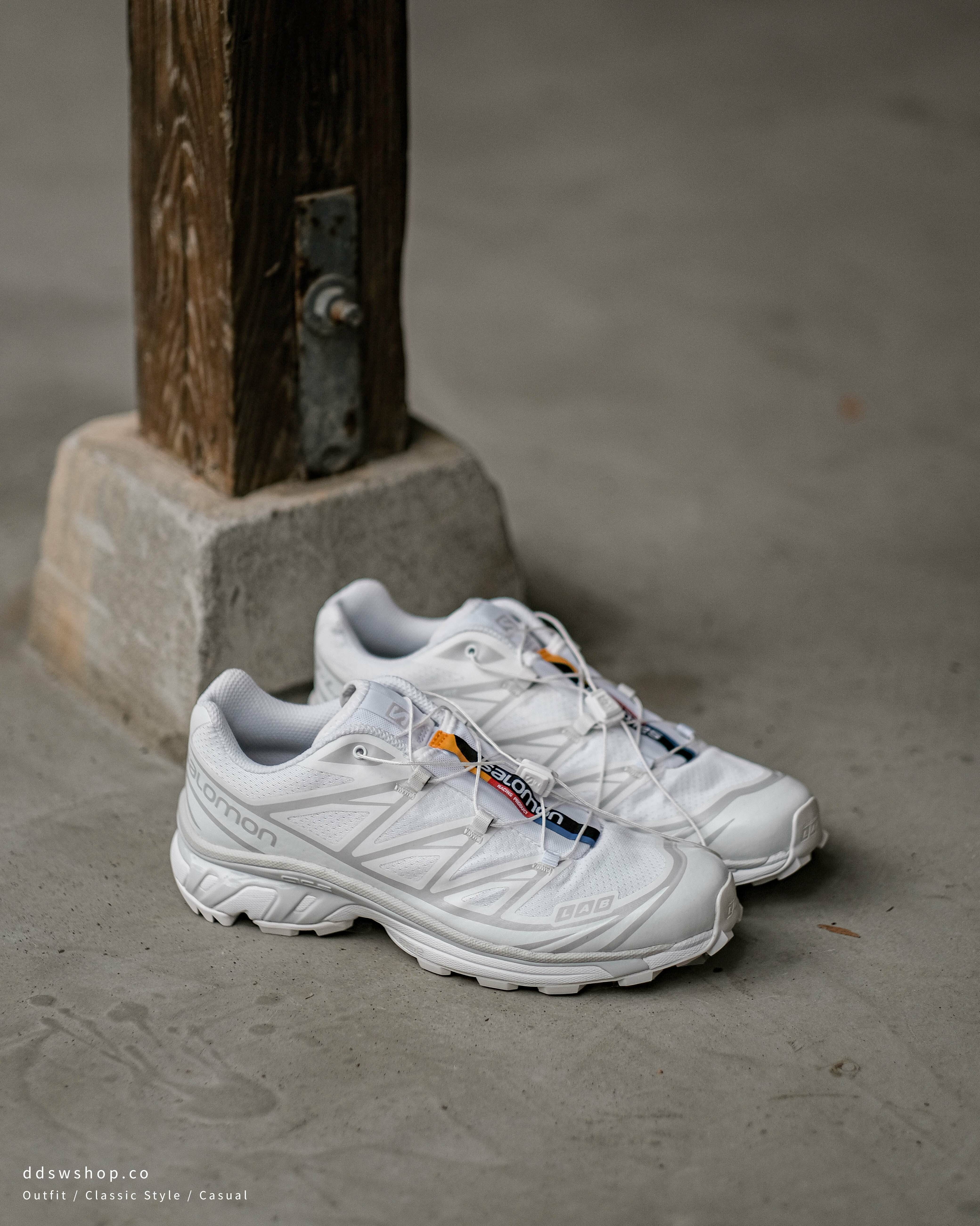 "代購" Salomon XT-6 "White & Lunar Rock" 冰川白