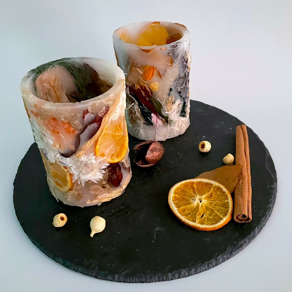 【禮盒】永生花蠟燭杯