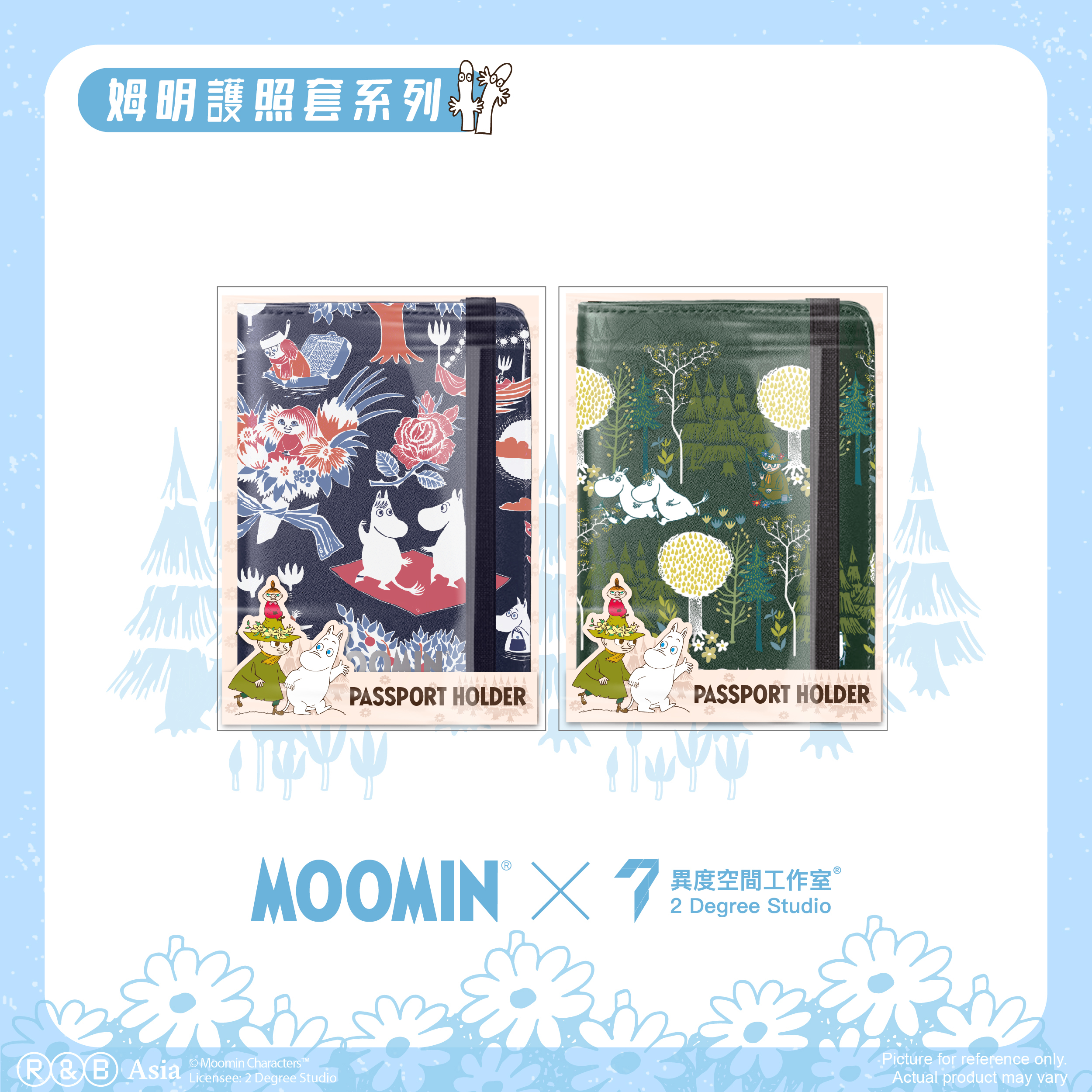 Moomin Midwinter Passport Holder — Studio Pazo