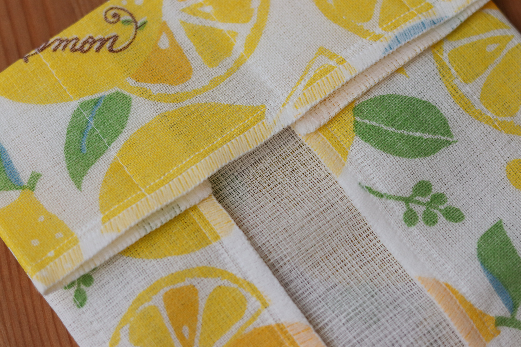 日本 KAYA no Fukin 檸檬 蚊帳生地 廚房抹布 家事巾